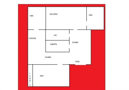ID 122012 4-izbový byt s loggiou ul.Sibírska. Cena 53 500 €.